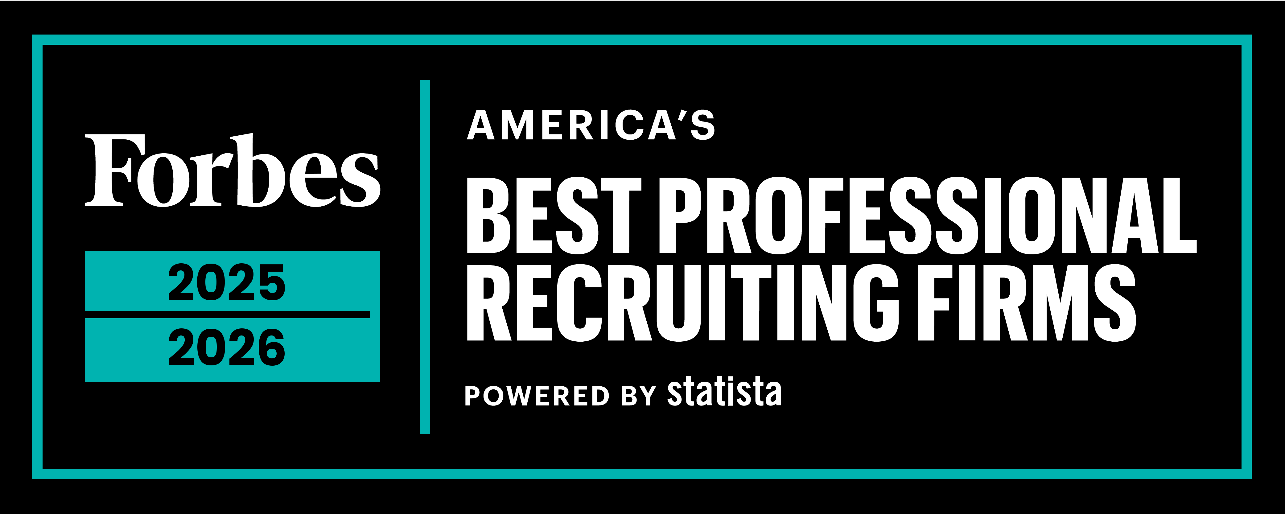 Forbes Best Professional Recruiting Firms 2025/2026